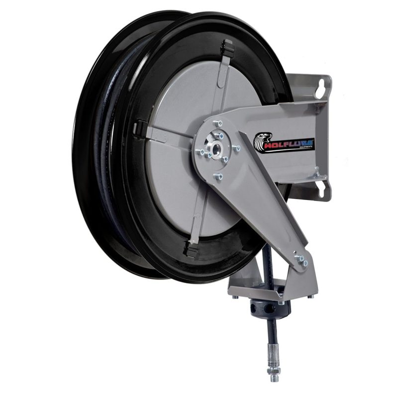 Automatic Hose Reel for Grease with 50' of 1/4" Hose - M1/4" x M1/4"